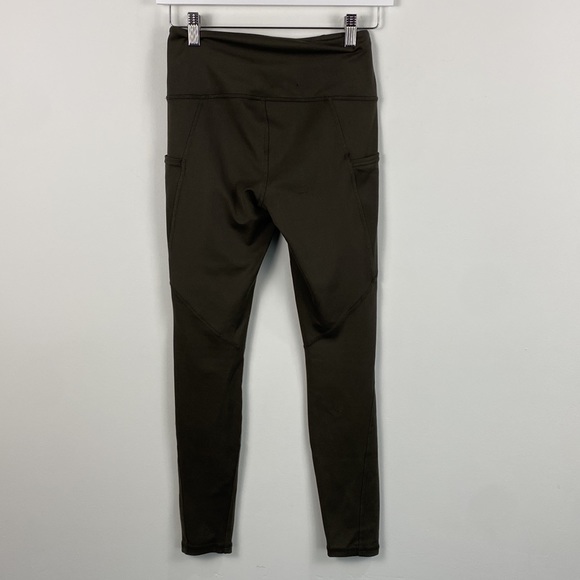QUINCE Olive Green Ultra-Soft High-Rise Pocket Legging NWT Size Small - Picture 8 of 13